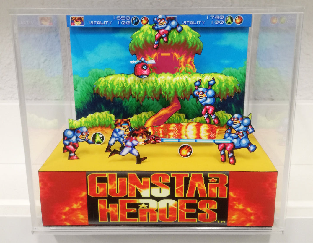 Gunstar Heroes Cubic Diorama