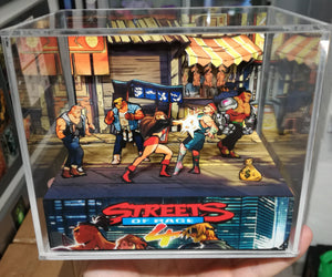 Streets of Rage 4 Chinatown Cubic Diorama