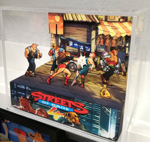 Streets of Rage 4 Chinatown Cubic Diorama