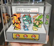 Load image into Gallery viewer, Pokemon Silver/Gold Evolutions Cubic Diorama