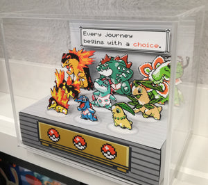 Pokemon Silver/Gold Evolutions Cubic Diorama