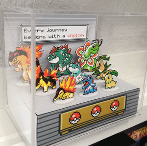 Pokemon Silver/Gold Evolutions Cubic Diorama