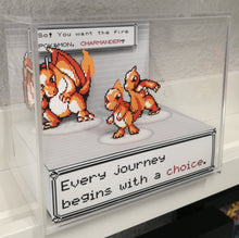 Load image into Gallery viewer, Pokemon Evolution Charmander Cubic Diorama