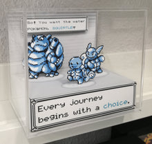 Load image into Gallery viewer, Pokemon Evolution Squirtle Cubic Diorama