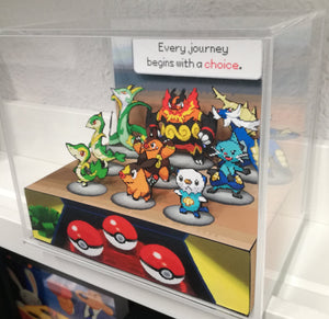 Pokemon White/Black Evolutions Cubic Diorama