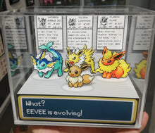 Load image into Gallery viewer, Pokemon Fire Red Eevee Cubic Diorama