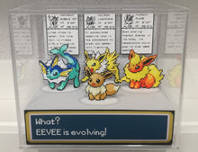 Load image into Gallery viewer, Pokemon Fire Red Eevee Cubic Diorama