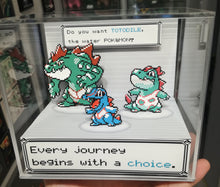 Load image into Gallery viewer, Pokemon Evolution Totodile Cubic Diorama