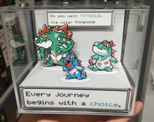 Load image into Gallery viewer, Pokemon Evolution Totodile Cubic Diorama