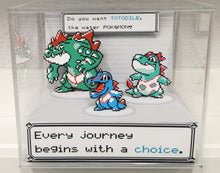 Load image into Gallery viewer, Pokemon Evolution Totodile Cubic Diorama