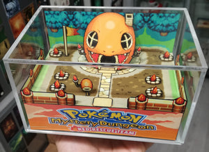 Pokemon Mystery Dungeon Charmander Flat Cubic Diorama