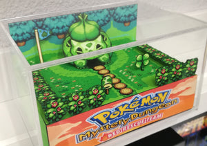 Pokemon Mystery Dungeon Bulbasaur Flat Cubic Diorama