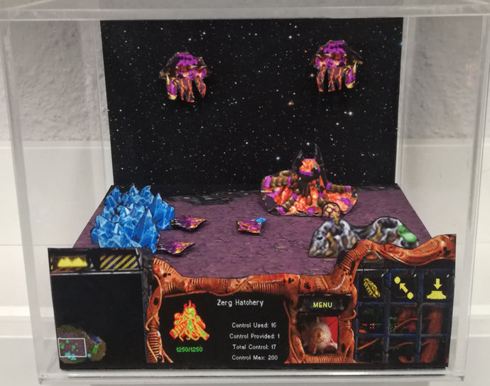 Starcraft Zerg Cubic Diorama