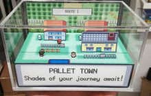 Load image into Gallery viewer, Pokemon Fire Red Pallet Town Flat Cubic Diorama