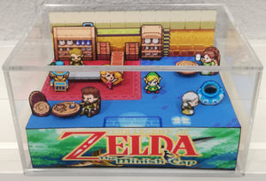 Zelda Minish Cap Cafe Flat Cubic Diorama