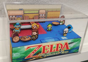 Zelda Minish Cap Cafe Flat Cubic Diorama