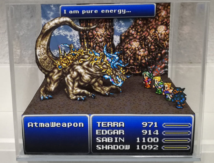Final Fantasy VI Atma Weapon Cubic Diorama