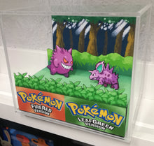 Load image into Gallery viewer, Pokemon Fire Red/Leaf Green Intro Cubic Diorama