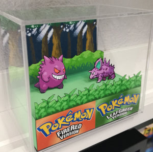 Pokemon Fire Red/Leaf Green Intro Cubic Diorama