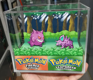 Pokemon Fire Red/Leaf Green Intro Cubic Diorama