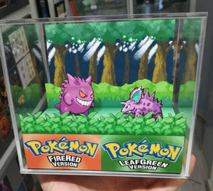 Pokemon Fire Red/Leaf Green Intro Cubic Diorama