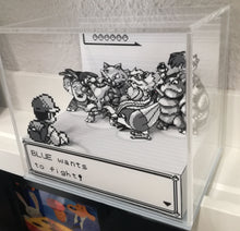 Load image into Gallery viewer, Pokemon Blue Battle Cubic Diorama