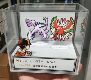 Pokemon Lugia and Ho-Oh Cubic Diorama