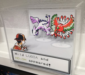 Pokemon Lugia and Ho-Oh Cubic Diorama