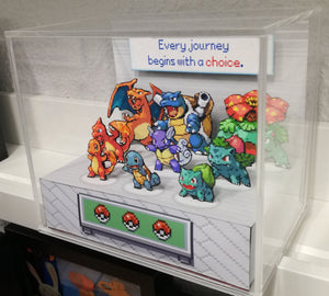 Pokemon Fire Red/ Leaf Green Evolutions Cubic Diorama