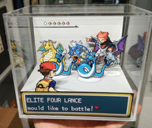 Load image into Gallery viewer, Pokemon Fire Red/ Leaf Green Elite Four Cubic Diorama