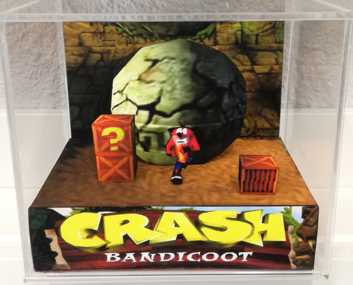 Crash Bandicoot Cubic Diorama