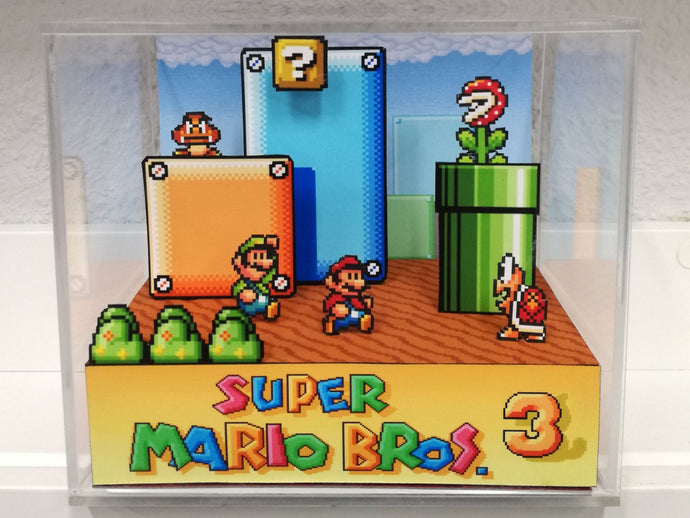 Super Mario 3 All-Stars Cubic Diorama