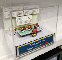 Load image into Gallery viewer, Pokemon Laboratory B Red Fire/Leaf Green Cubic Diorama