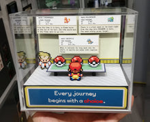 Load image into Gallery viewer, Pokemon Laboratory B Red Fire/Leaf Green Cubic Diorama