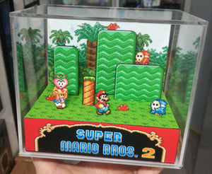 Super Mario 2 All-Stars Cubic Diorama