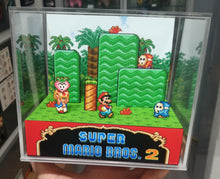 Load image into Gallery viewer, Super Mario 2 All-Stars Cubic Diorama