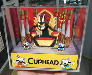 Cuphead Devil Cubic Diorama