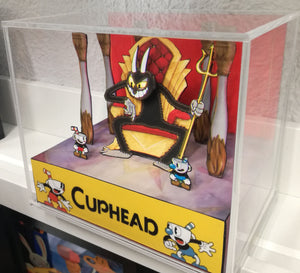 Cuphead Devil Cubic Diorama