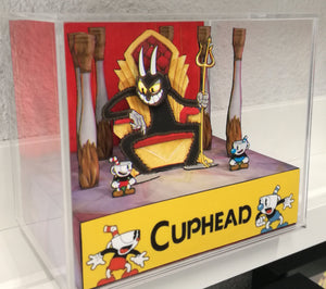 Cuphead Devil Cubic Diorama