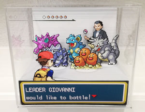 Pokemon Fire Red/ Leaf Green Gym Leaders Cubic Diorama