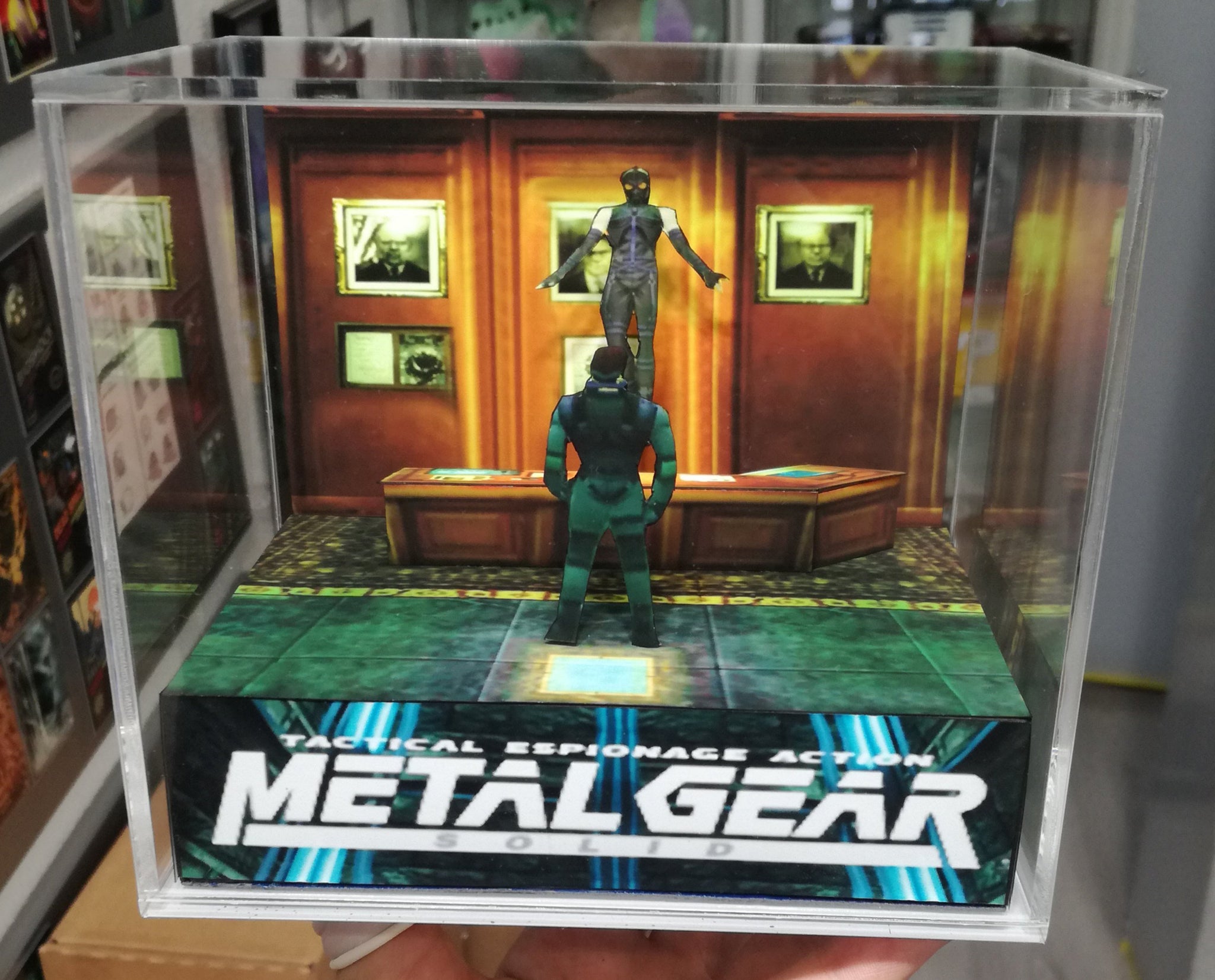 metal gear solid diorama Metal Gear Solid Cubic Diorama – ARTS-MD