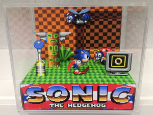 Sonic the Hedgehog Cubic Diorama