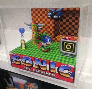 Sonic the Hedgehog Cubic Diorama