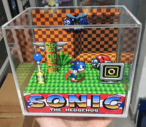 Sonic the Hedgehog Cubic Diorama