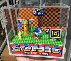 Sonic the Hedgehog Cubic Diorama