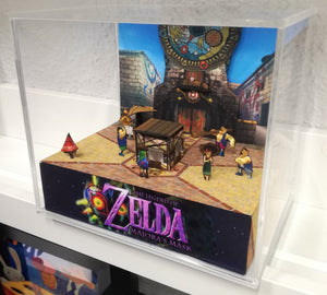 Zelda Majoras Mask Clock Town Cubic Diorama