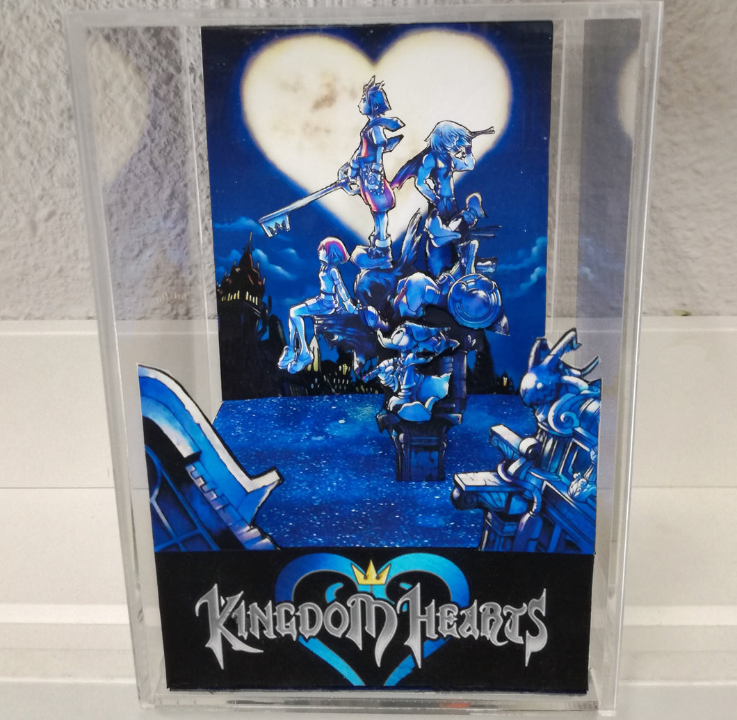 Kingdom Hearts 1 Cover Cubic Diorama