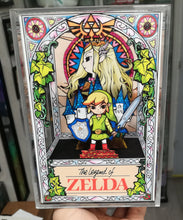 Load image into Gallery viewer, Zelda Window Cubic Diorama