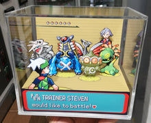 Load image into Gallery viewer, Pokemon Emerald Steven Battle Cubic Diorama