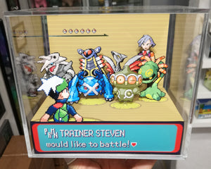 Pokemon Emerald Steven Battle Cubic Diorama